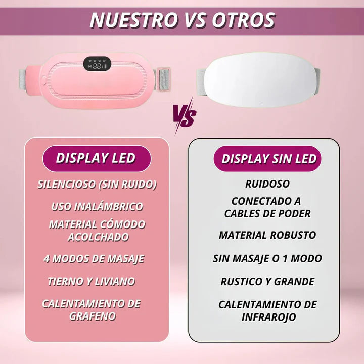 CINTURÓN TÉRMICO PARA CÓLICOS MENSTRUALES 💗