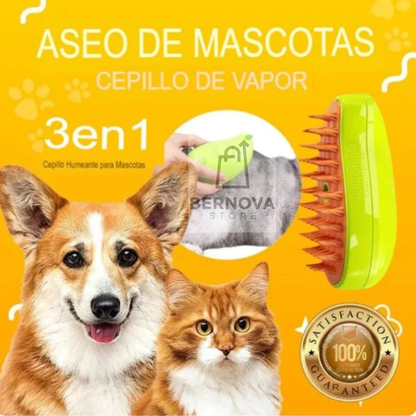 CEPILLO DE VAPOR PARA MASCOTAS