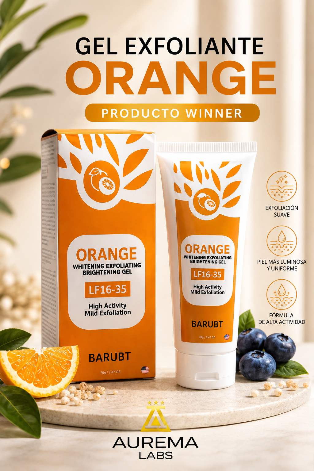 GEL EXFOLIANTE ORANGE
