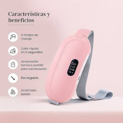 CINTURÓN TÉRMICO PARA CÓLICOS MENSTRUALES 💗
