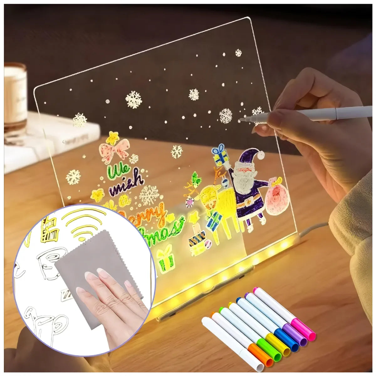 ✨ PIZARRA MAGICA LED ACRÍLICA ✨